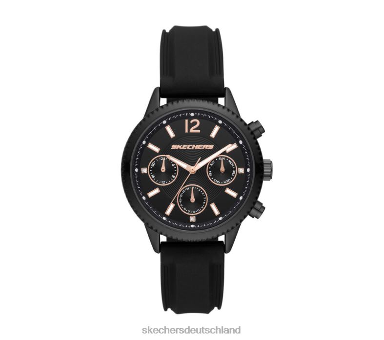 Matteson schwarze Uhr 8J8P63218 Schwarz Skechers